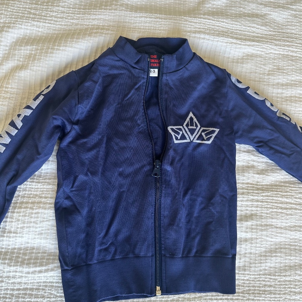 The Animals Observatory zip up size 2-3